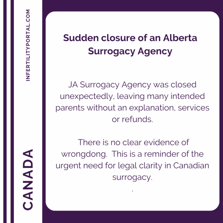 Canada - Alberta agency closes