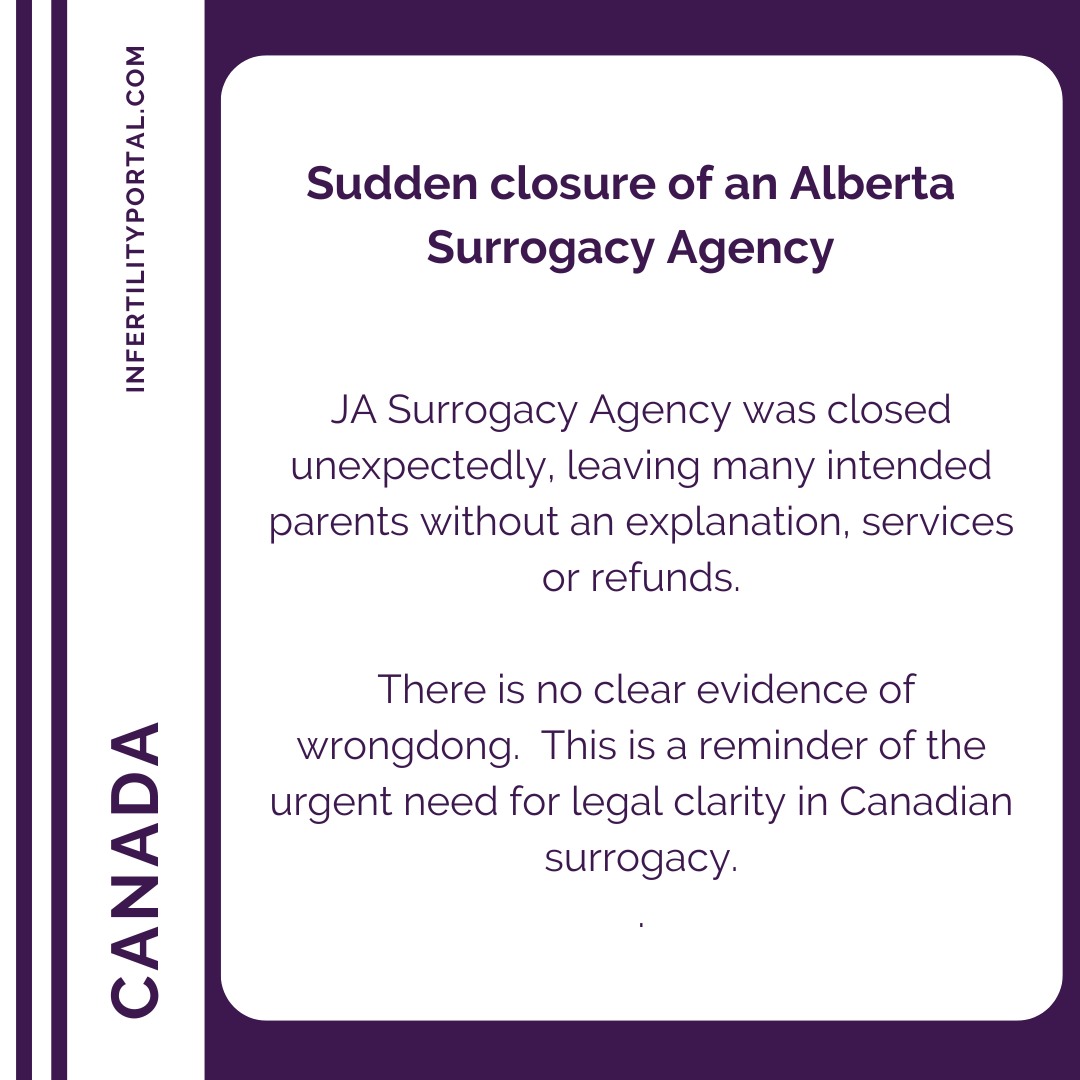 Canada - Alberta agency closes