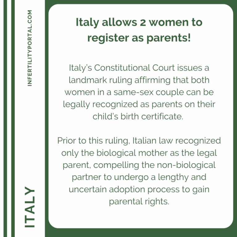 Italy allows 2 woman on BC