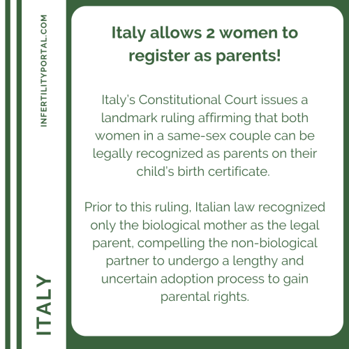 Italy allows 2 woman on BC