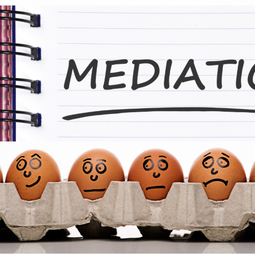 Eggs in an egg box showing various emotional faces from sad to happy.