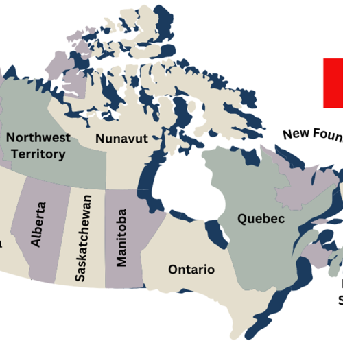 Surrogacy Laws in Canada - map